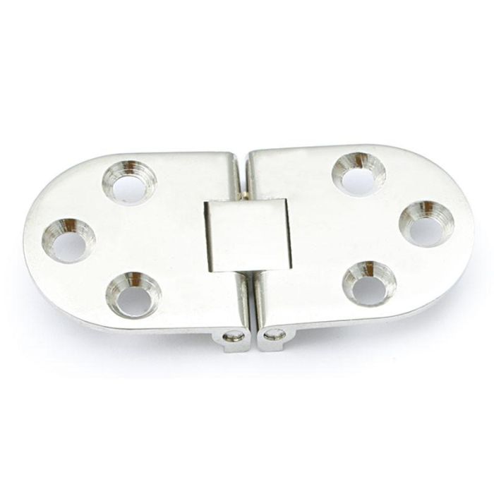 Herrajes Alk Bisagra Latón Níquel con Freno Acabado Níquel Largo 65/80