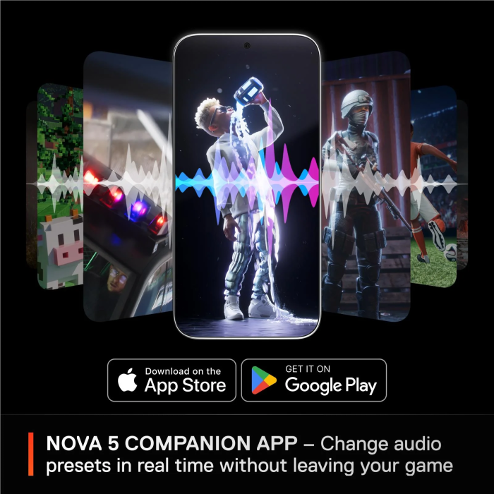 Steelseries STE5707119053242 Auriculares inalámbricos para juegos Arctis Nova 5P Negro con ClearCast 2.0 y 36h de batería 4 Steelseries STE5707119053242 Auriculares inalámbricos para juegos Arctis Nova 5P Negro con ClearCast 2.0 y 36h de batería 4