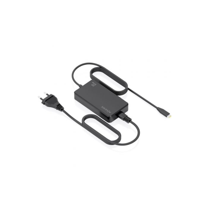 Aisens ASCH-1PD65D068-BK Cargador Sobremesa GaN 65W PD3.0 1xUSB-C Negro para Portátiles y Móviles
