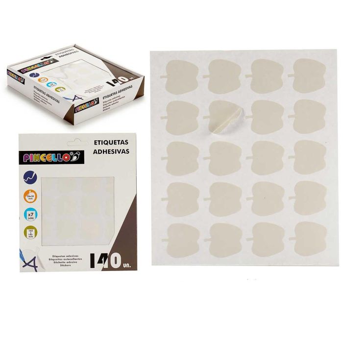 Etiquetas Adhesivas 22X49Mm Manzanas 7P Pincello (120 Unidades) Etiquetas Adhesivas 22X49Mm Manzanas 7P Pincello (120 Unidades)