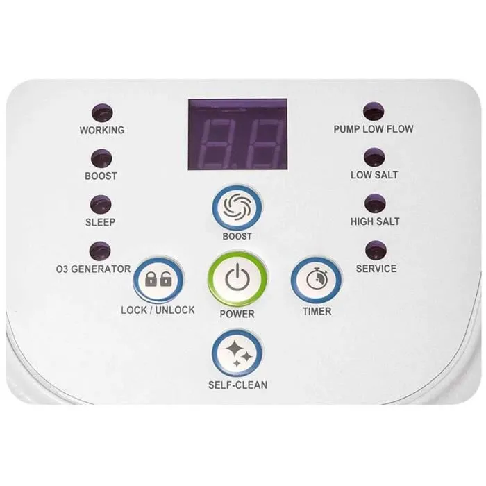 Intex Esterilizador de Sal Krystal Clear para Piscinas hasta 56.80 m³, con Oxidación Electrocatalítica (oEC) 2