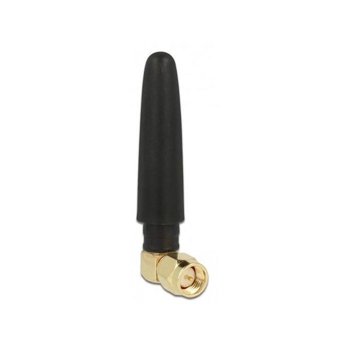 DeLOCK Antena LTE SMA 90° 2 dBi Omnidireccional Rígida Negro