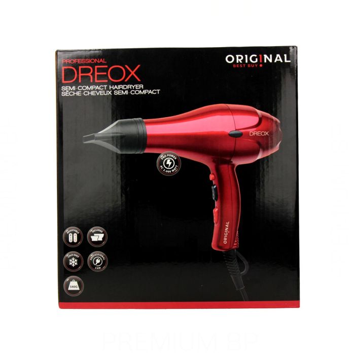 Sinelco Dreox Secador de Cabello Rojo 2000W