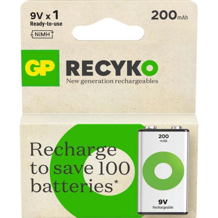 GP 200mAh, 9V, MiMh, 8.4V 1 GP 200mAh, 9V, MiMh, 8.4V 1