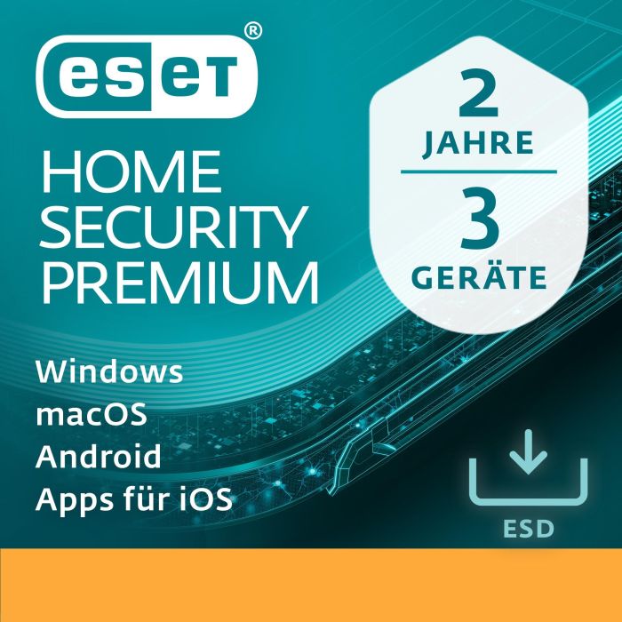 ESET Home Security Premium - 3 Usuarios, 2 Años - Licencia Digital ESD