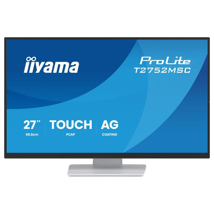 iiyama ProLite T2752MSC-W1AG Monitor 27" (68,6 cm) Full HD IPS 5 ms Táctil 10pt HDMI DisplayPort USB Blanco 11