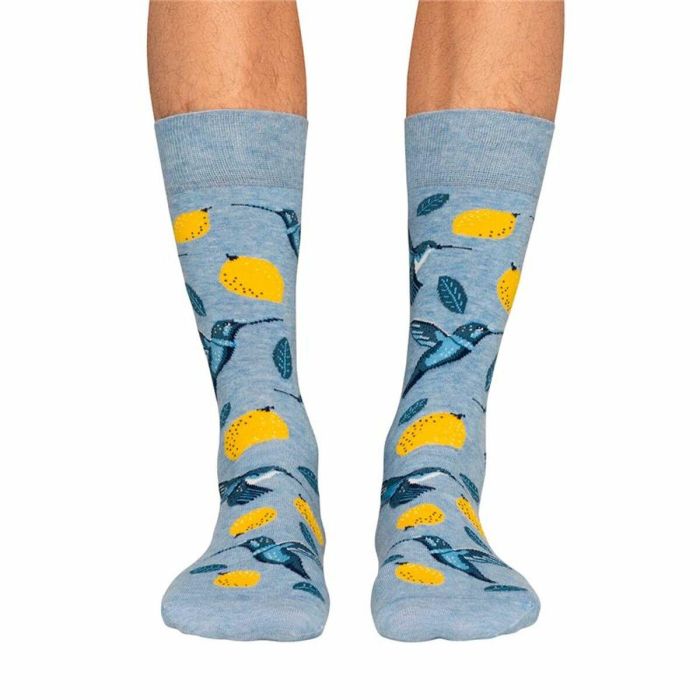 Calcetines Jimmy Lion Birds Lemons Azul claro 41-46 2 Calcetines Jimmy Lion Birds Lemons Azul claro 41-46 2