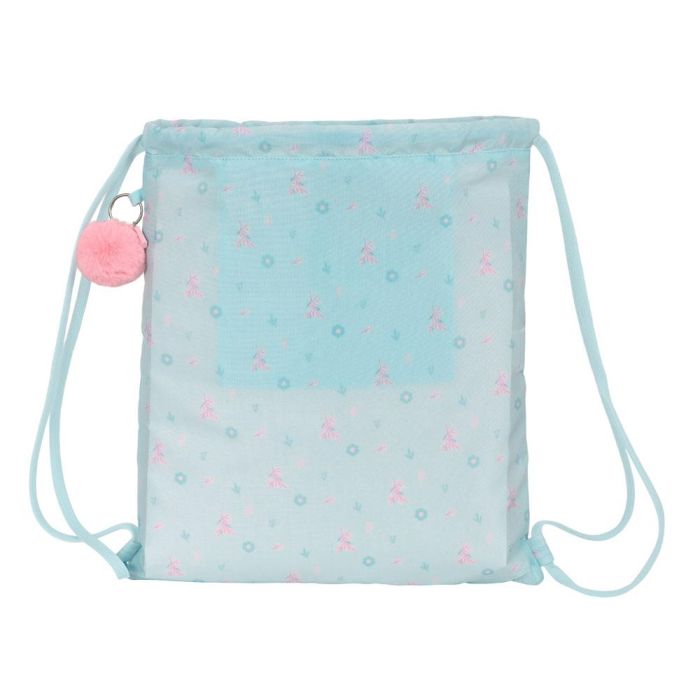 Bolsa Mochila con Cuerdas Moos Garden Turquesa 2