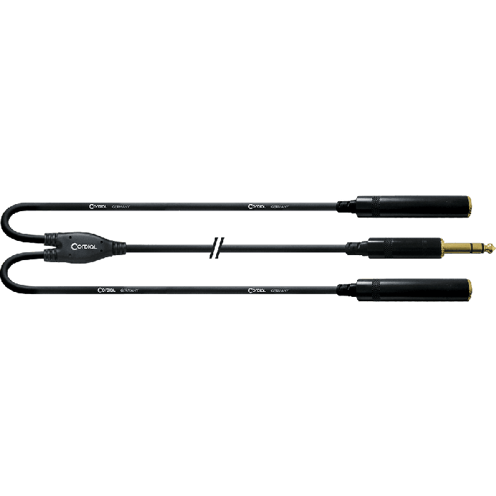 Cable Y Jack Estéreo/2 Jack Estéreo Hembra 30 Centimetros Cable Y Jack Estéreo/2 Jack Estéreo Hembra 30 Centimetros