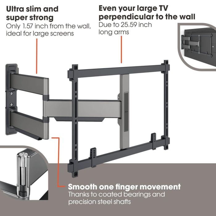 Soporte TV Vogel's TVM5645 NEGRO 40" 35 kg