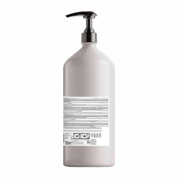 L'Oreal Champú Silver 1500ml: Neutraliza Tonos Amarillos y Potencia Brillo en Cabello Blanco y Gris 1