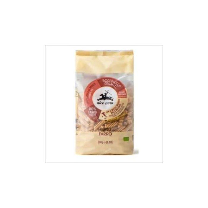 ALCE NERO Fusilli de Espelta 500 gr Bio