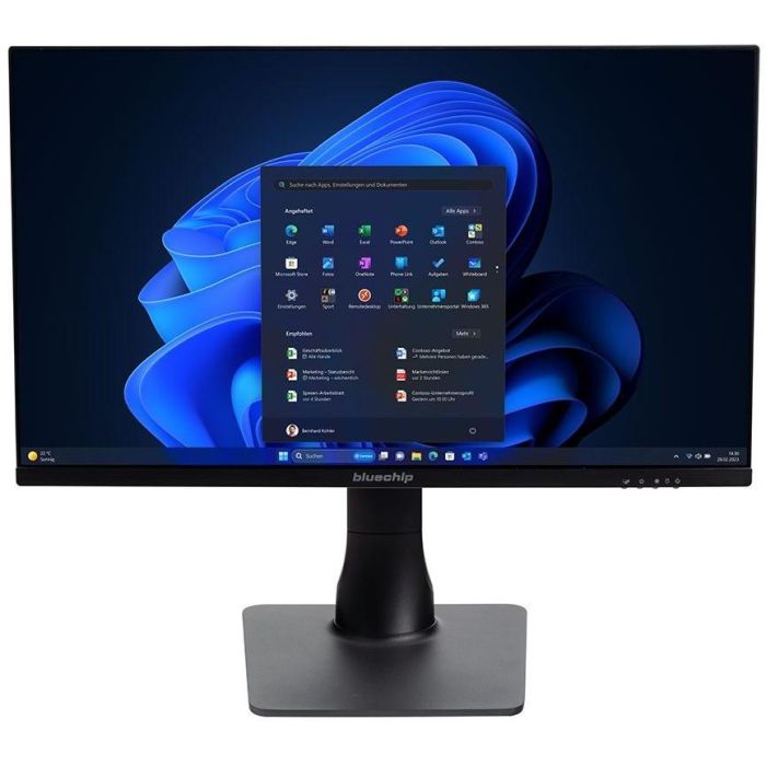 bluechip BUSINESSline AIO2350 i5 14400 W11Pro. 23.8" LED IPS. 16GB 500GB SSD. Intel® Wi-Fi 6 AX201. Bluetooth 1