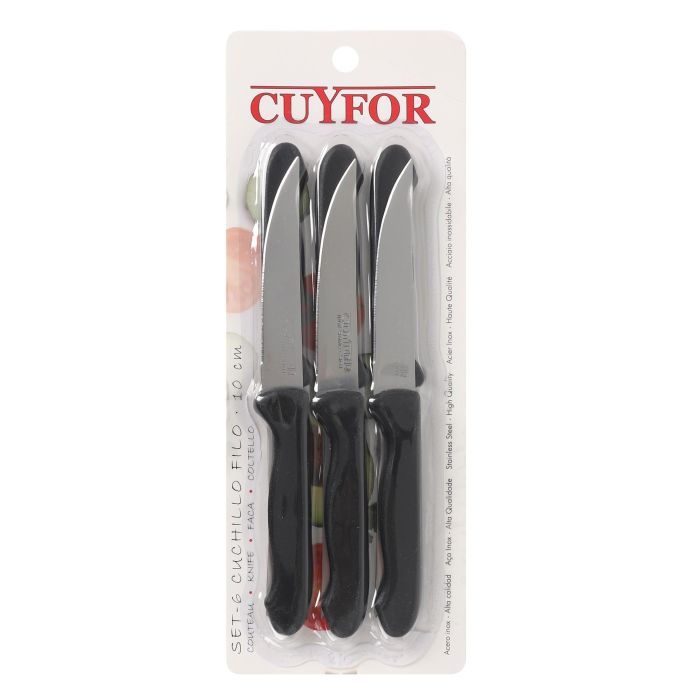 Set de 6 cuchillos Filo 10 cm Cuyfor (24 Cajas) 1 Set de 6 cuchillos Filo 10 cm Cuyfor (24 Cajas) 1