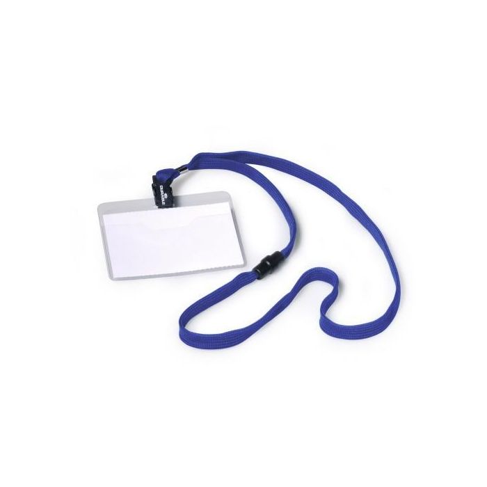 DURABLE Namensschild Textilband 10 6x9cm 10er Pck blau 0 DURABLE Namensschild Textilband 10 6x9cm 10er Pck blau 0