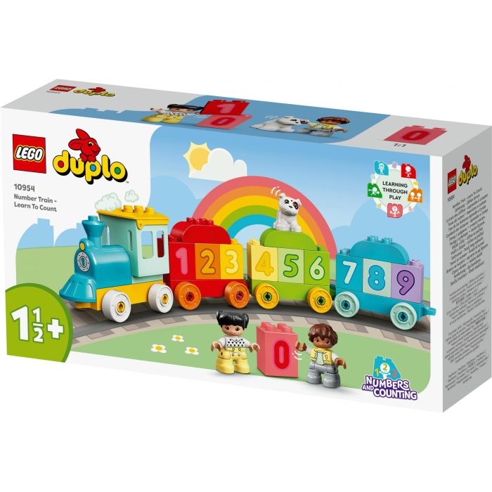 LEGO 10954 DUPLO El tren de los números - Juguete educativo para aprender a contar con 10 ladrillos para apilar y clasificar (1,5 años+) 6 LEGO 10954 DUPLO El tren de los números - Juguete educativo para aprender a contar con 10 ladrillos para apilar y clasificar (1,5 años+) 6