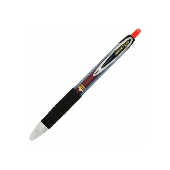 Roller Gel Rt. Uni-Ball Signo 207 Micro 0,5 (Umn-207 Micro) Rojo 12 unidades