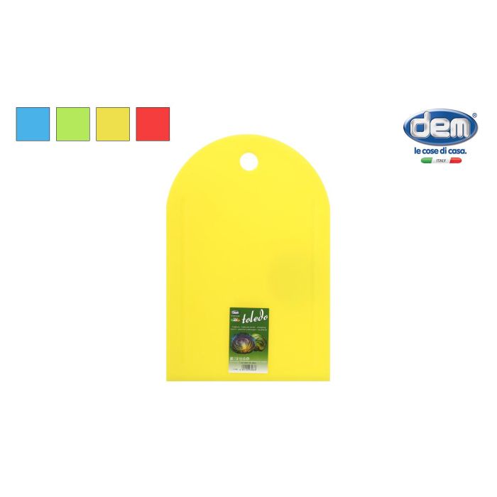 Inde Tabla de Cortar Taglieri, 37.5 x 25 x 0.5 cm, Surtido de Colores, Peso Neto 498g (24 Unidades)