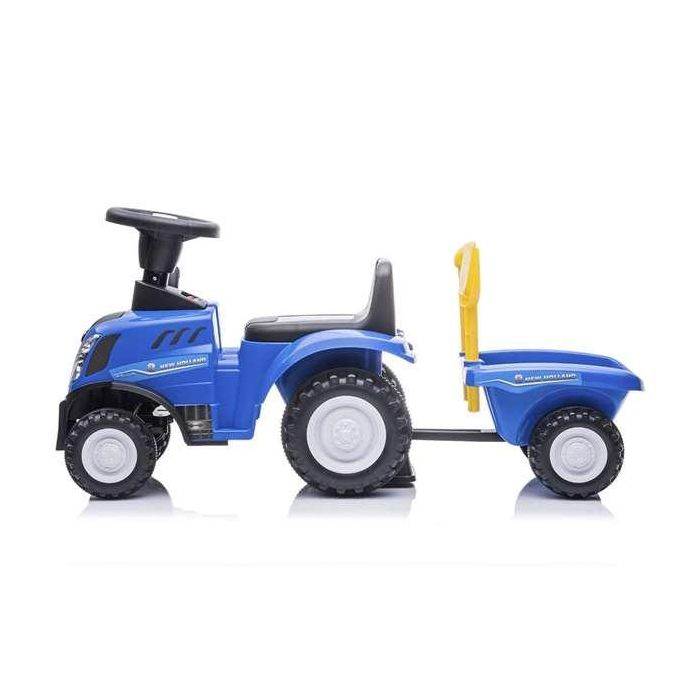 New Holland Tractor Correpasillos Infantil Azul con Luces y Sonidos para Niños de 1 a 3 Años, Medidas 91x44x29 cm 5