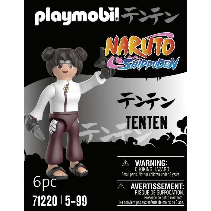 Playmobil Naruto Shippuden Tenten - Figura con Kunai y Estrella Arrojadiza 2