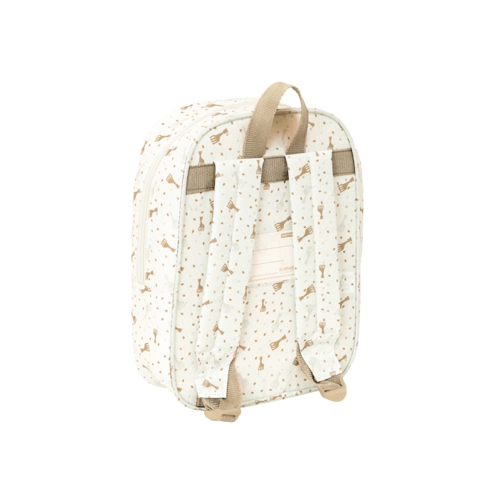 Mochila Escolar Sophie la Girafe Beige 20 x 28 x 8 cm 1