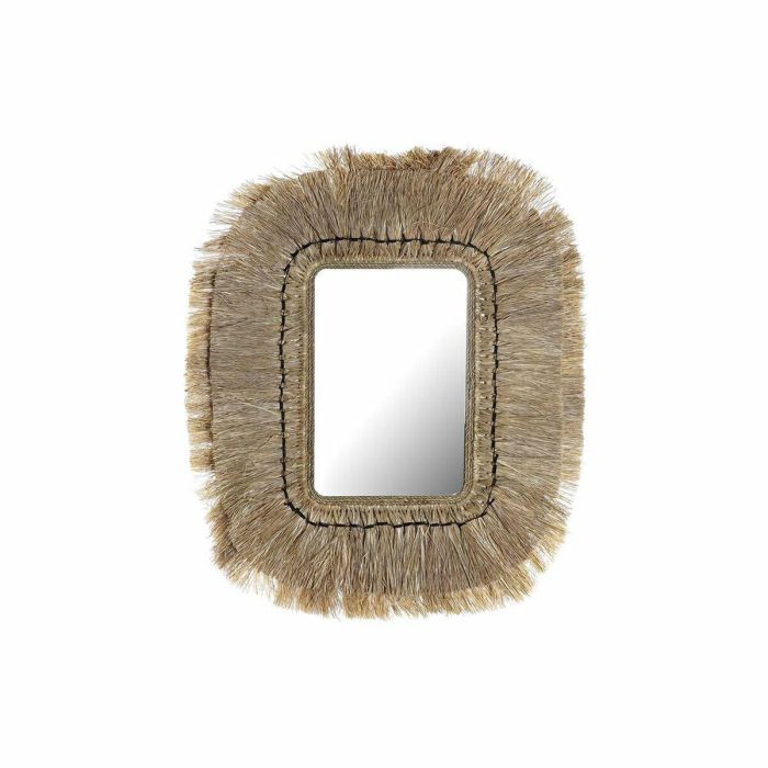 Espejo Balines DKD Home Decor Natural 2 x 60 x 50 cm