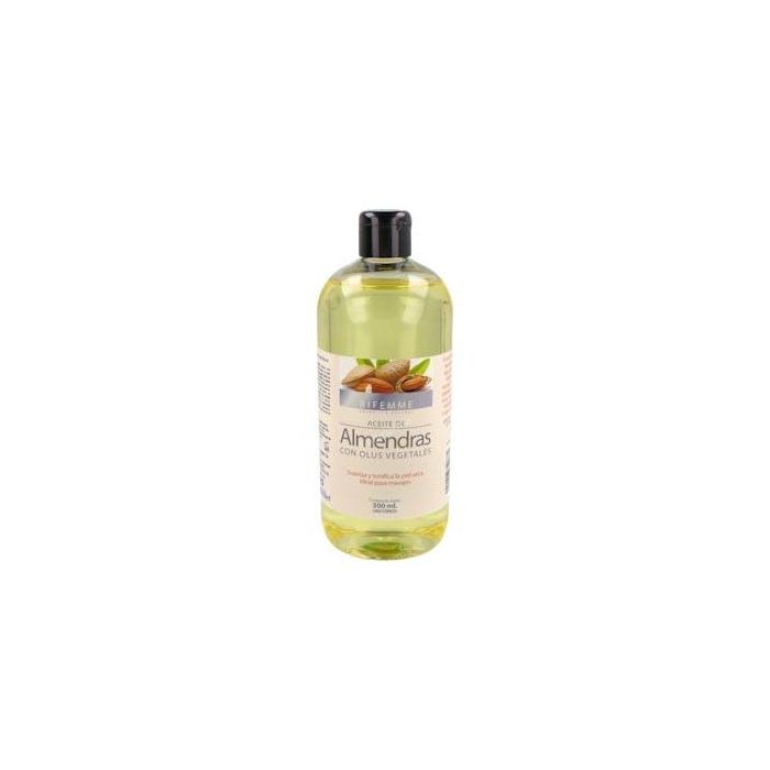BIFEMME Aceite de Almendras Dulces 500 ml para Piel Suave e Hidratada