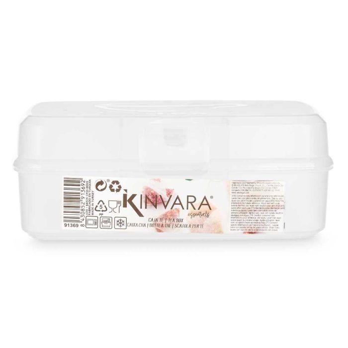 Caja Plastico Te 6 Huecos Transparente Kinvara 21X8CM (12 Unidades) 2 Caja Plastico Te 6 Huecos Transparente Kinvara 21X8CM (12 Unidades) 2