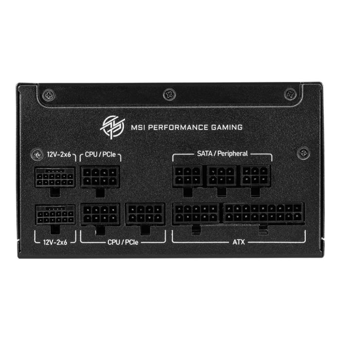 MSI MPG A850GS PCIE5 unidad de fuente de alimentación 850 W 24-pin ATX ATX Negro 1 MSI MPG A850GS PCIE5 unidad de fuente de alimentación 850 W 24-pin ATX ATX Negro 1