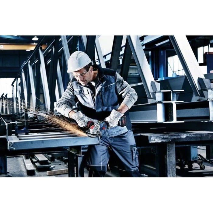 Bosch Professional GWX 18V-15 SC 06019H6501 Amoladora Angular BITURBO X-LOCK con 2 Baterías ProCORE18V 8.0Ah GAL 18V-160 C L-Boxx 3