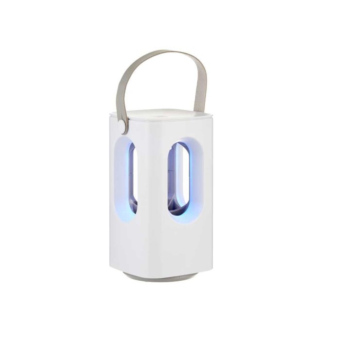Lámpara Atrapa Mosquitos Ibergarden 13x22x16 cm, Blanco, USB, LED (6 Unidades) 1 Lámpara Atrapa Mosquitos Ibergarden 13x22x16 cm, Blanco, USB, LED (6 Unidades) 1