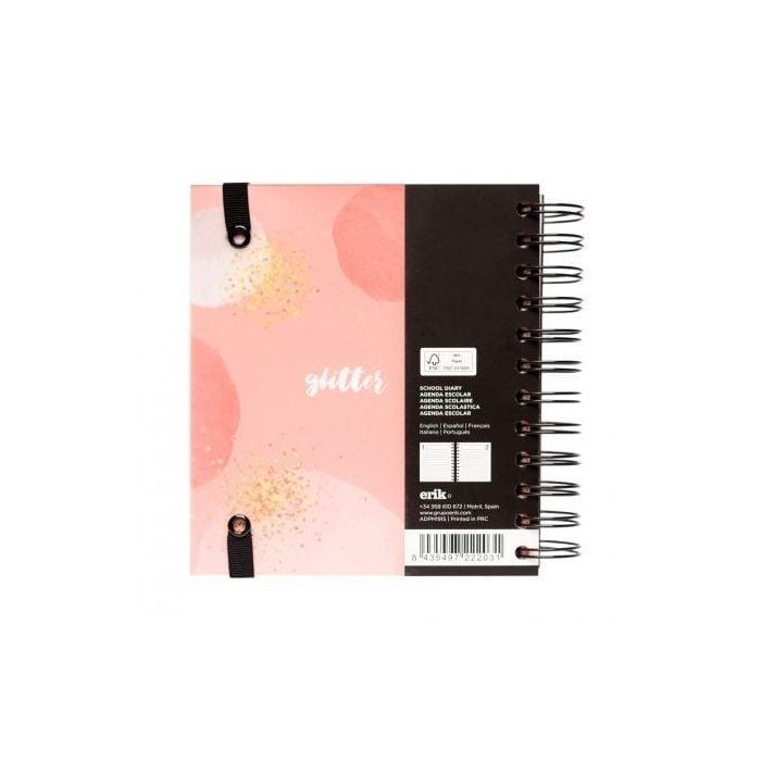 AGENDA ESCOLAR ERIK ADPM1915 GLITTER GOLD DREAMS - 14*16CM - SEPT. 19/JUNIO 2020 - 300PAG. 80G - REGLA MARCAPAGINAS - LAMINAS SEPARADORAS - PEGATINAS 1 AGENDA ESCOLAR ERIK ADPM1915 GLITTER GOLD DREAMS - 14*16CM - SEPT. 19/JUNIO 2020 - 300PAG. 80G - REGLA MARCAPAGINAS - LAMINAS SEPARADORAS - PEGATINAS 1