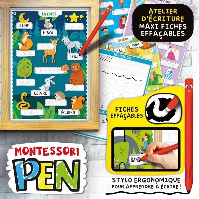 Gran tablero educativo de madera - LISCIANI - Calendario, estaciones y emociones 2