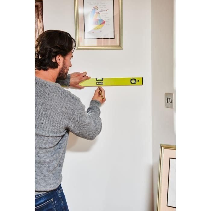 Ryobi RYO4058546392208 - Nivel de burbuja - 60 cm, precisión 0,5 mm/m 2