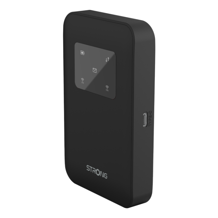 STRONG Wi-Fi 900 MiFi Hotspot Router 4G+ LTE Doble Banda 2.4/5 GHz Portátil Batería 2500 mAh Negro
