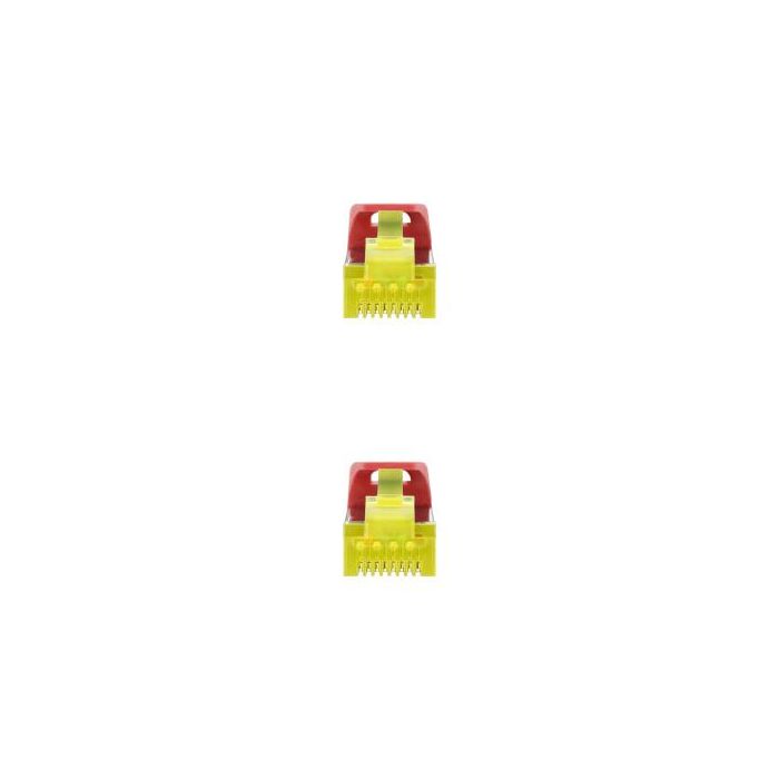 Nanocable Cable de Red Latiguillo Rj45 Lszh Cat.6A Sftp Awg26, Rojo, 3.0 M 2