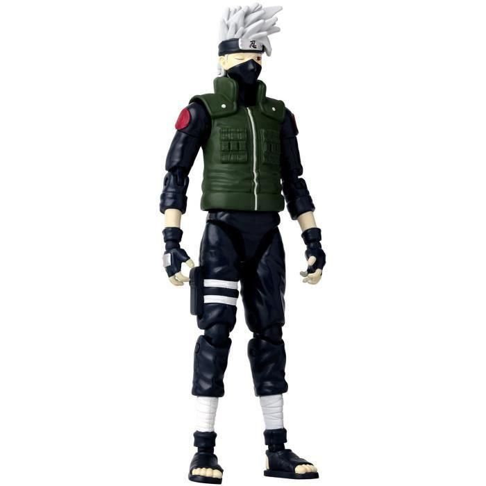 Bandai Figura de Acción Coleccionable Anime Heroes Naruto Shippuden Kakashi Hatake Cuarta Gran Guerra Ninja 17 cm con manos extra 1 Bandai Figura de Acción Coleccionable Anime Heroes Naruto Shippuden Kakashi Hatake Cuarta Gran Guerra Ninja 17 cm con manos extra 1