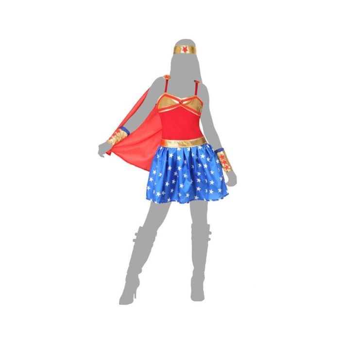 Disfraz Heroe Comic Mujer Adulto Heroína M-L 2 Disfraz Heroe Comic Mujer Adulto Heroína M-L 2