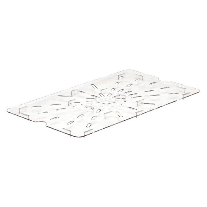 CAMBRO 10CWD-135 - Fondo perforado GN 1/1 - 32,5 x 53 cm - Transparente - Venta 1 unidad.