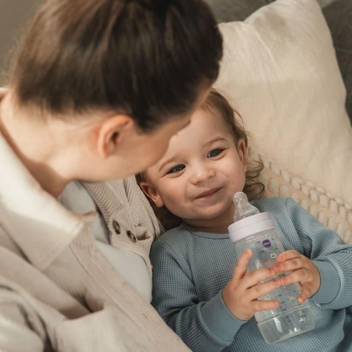 MAM Tetina Anatómica para Biberón Flujo X Rápido Líquido Espeso Silicona Juego de 2 - Simula Succión Pecho Transparente 4