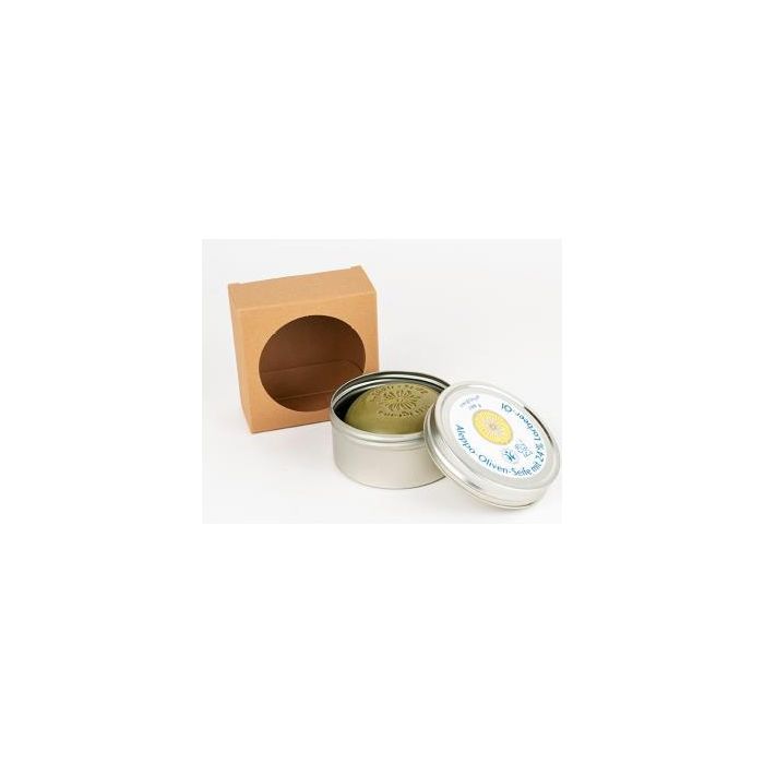 SAVON DU MIDI Jabón en Pastilla Alepo 24% Laurel con Caja Metálica
