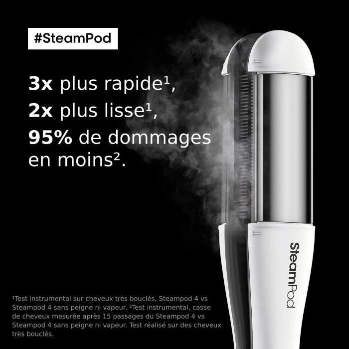 Steampod 4.0 - Placa de cerámica de alta resistencia - L'Oréal Professionnel Paris - 2 Steampod 4.0 - Placa de cerámica de alta resistencia - L'Oréal Professionnel Paris - 2