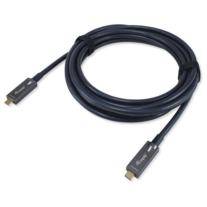 EQUIP Cable USB-C 3.2 Gen 2 119461, Macho a Macho, 5m, 10Gbps, 60W PD, 4K@60Hz, Negro