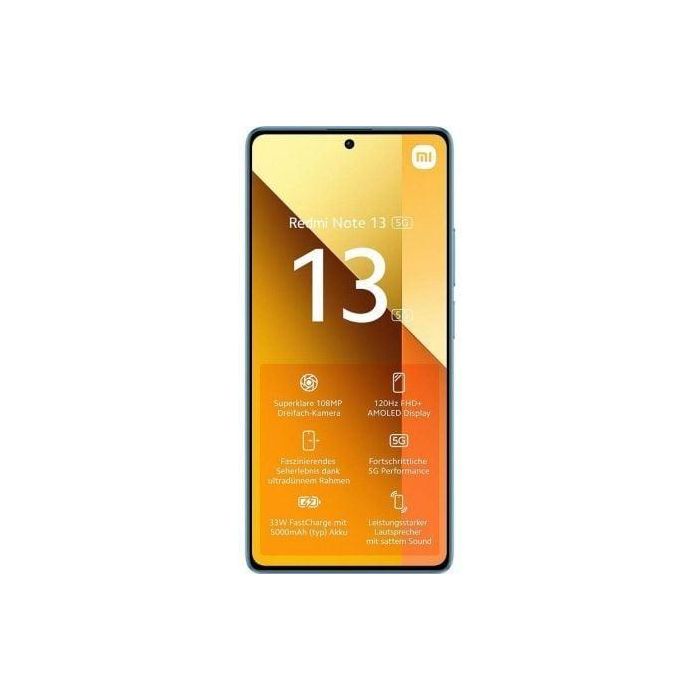Smartphone Xiaomi Redmi Note 13 6GB/ 128GB/ 6.67"/ 5G/ Azul 1 Smartphone Xiaomi Redmi Note 13 6GB/ 128GB/ 6.67"/ 5G/ Azul 1