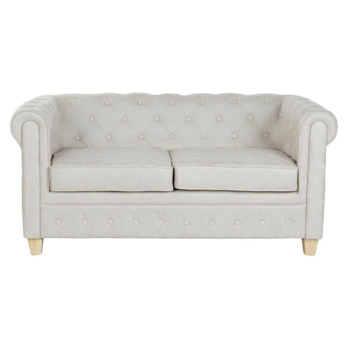 Sofa Vintage DKD Home Decor Blanco Natural 80 x 70 x 151 cm 2