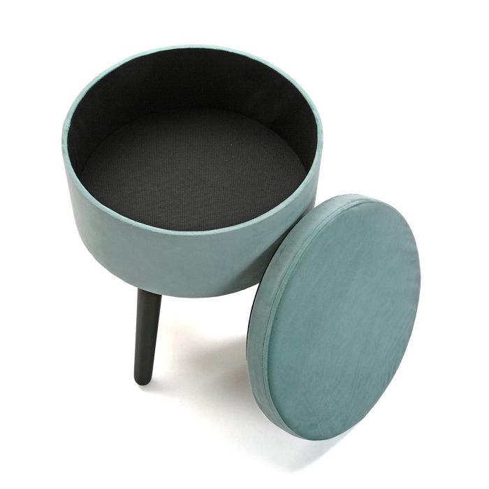 Pouf-Baul Terciopelo Aguamarin Versa 35X40CM 0 Pouf-Baul Terciopelo Aguamarin Versa 35X40CM 0