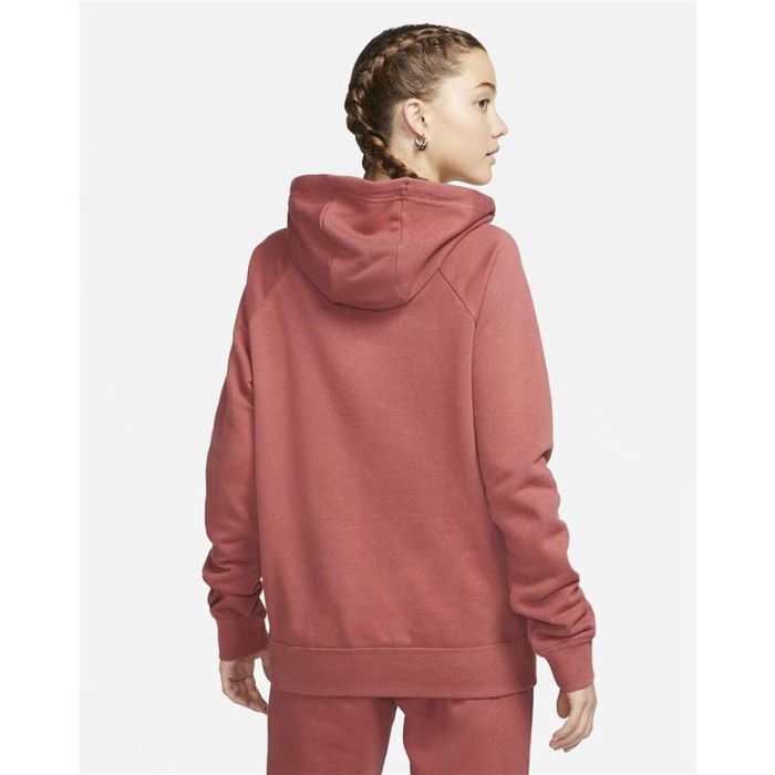 Sudadera con Capucha Mujer Nike Essential Rojo Carmesí 4