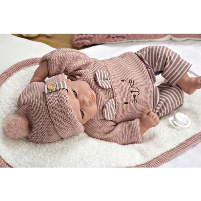 Muñecas Arias Muñeca Elegance Andie con Mantita 40 cm Cuerpo Blando 19