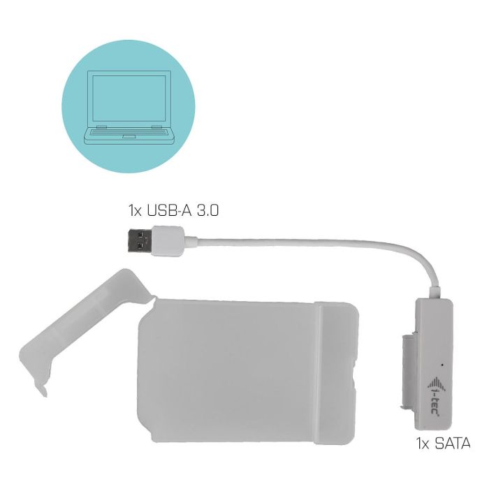 I-TEC Carcasa Externa para Disco Duro/SSD 2.5" USB 3.0 Easy SATA Blanco 7 I-TEC Carcasa Externa para Disco Duro/SSD 2.5" USB 3.0 Easy SATA Blanco 7