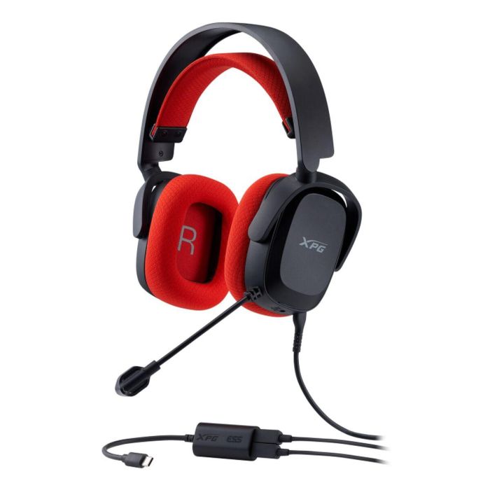 XPG PRECOG STUDIO Auriculares Alámbrico Diadema Juego USB Tipo C Negro, Rojo 1 XPG PRECOG STUDIO Auriculares Alámbrico Diadema Juego USB Tipo C Negro, Rojo 1